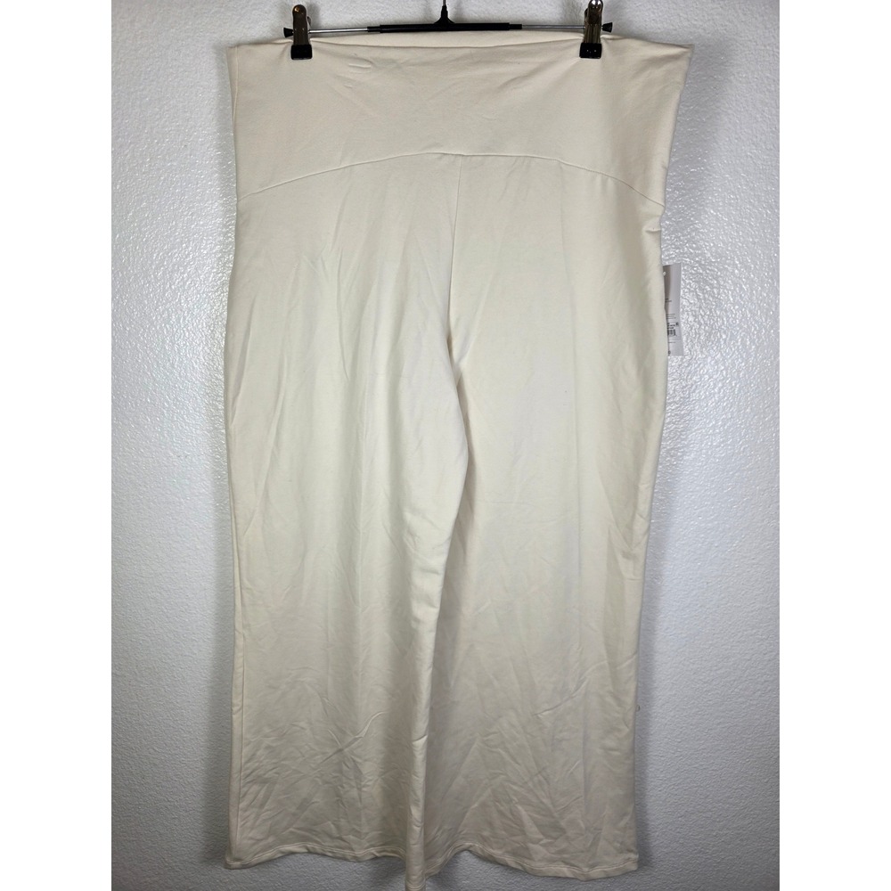 Isabel by Ingrid & Isabel Maternity‎ Wide Leg Pants Cream SIze XL
